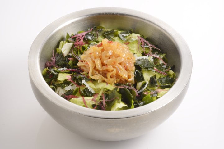 Jelly Fish Salad with Vinegar & Yuzu Dressing